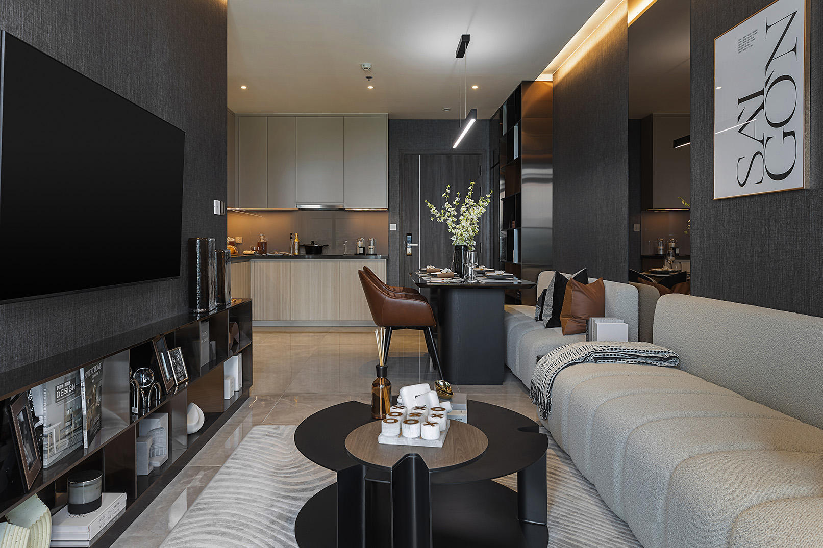 The Filmore Danang高層階 1LDK コンドミニアム ドラゴンブリッジビュー