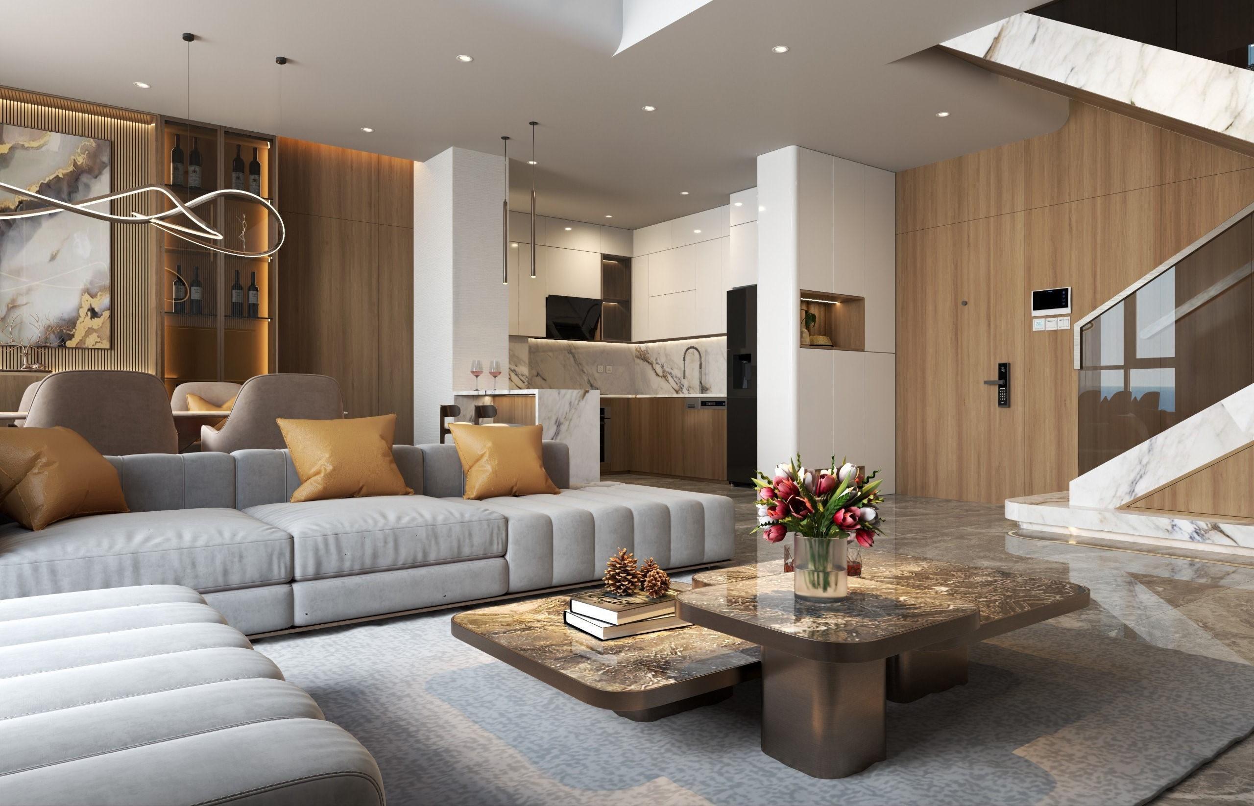 The Sang Da Nang 高層階 5 ベッドルーム デュプレックス