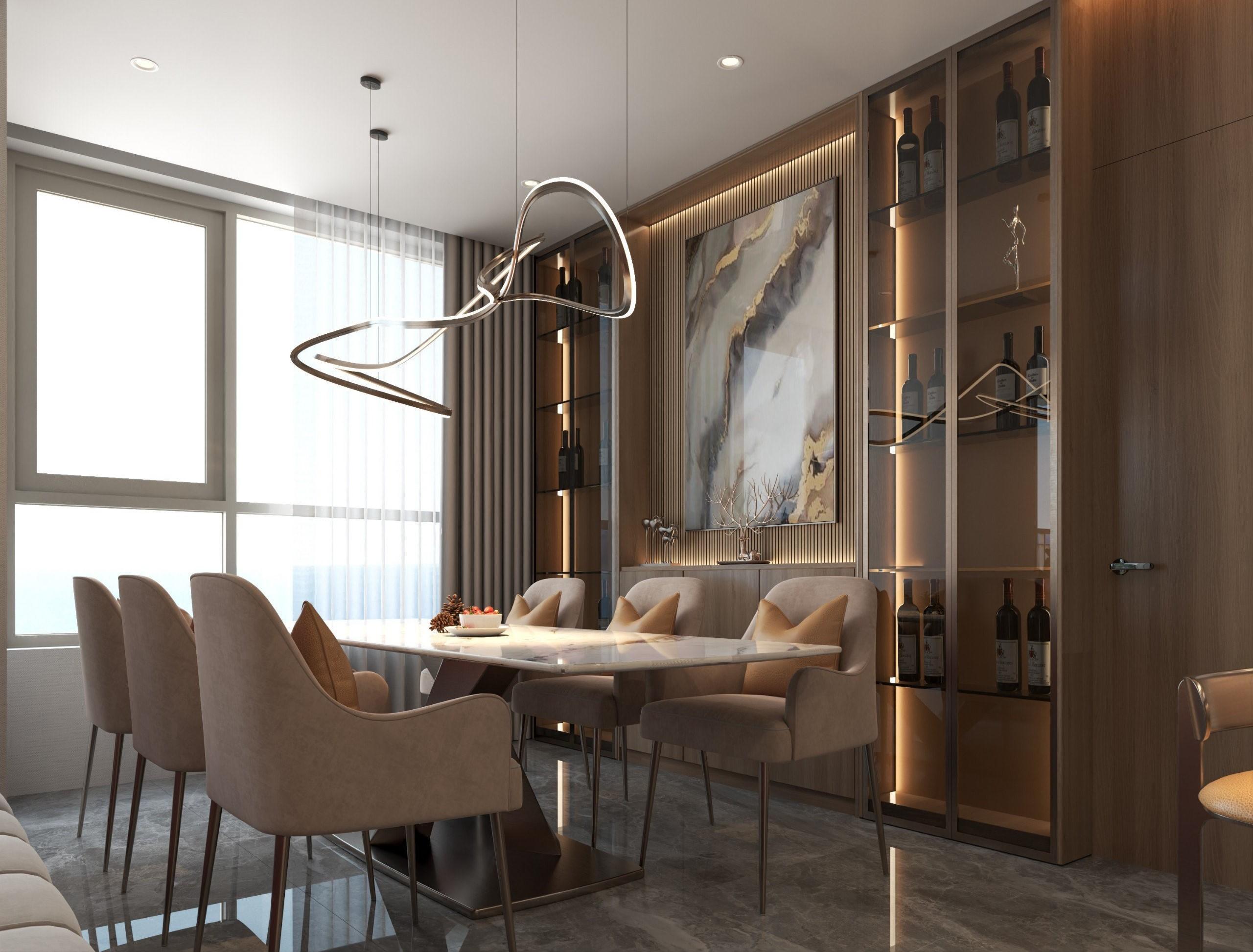 The Sang Da Nang 高層階 5 ベッドルーム デュプレックス